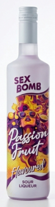 SEX BOMB Passion Fruit Flavoured Sour Liqueur delivers a bold burst of tropical passion fruit balanced with a lively sour twist. Smooth, vibrant, and full of exotic character, a striking addition to any celebration or premium liqueur selection. Enjoy responsibly.